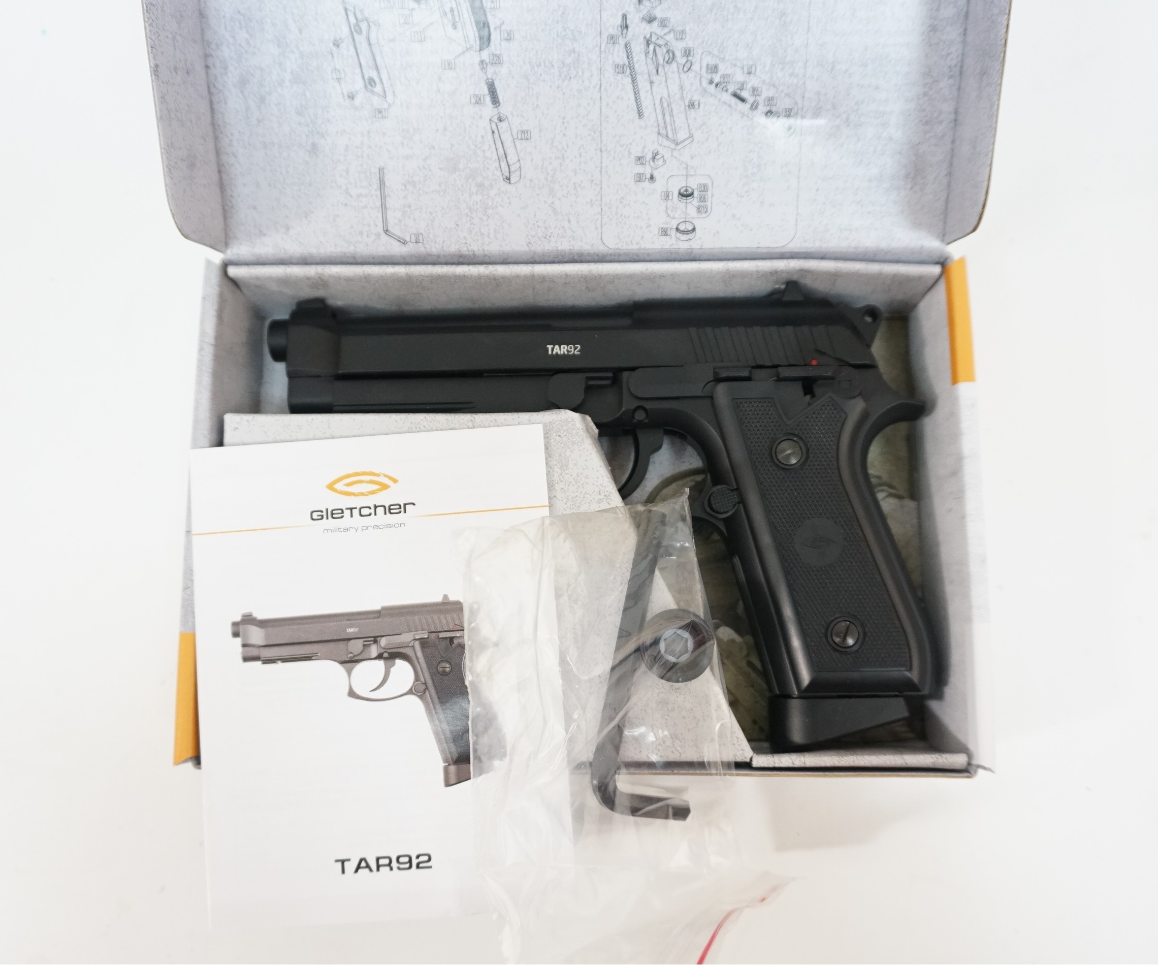 Пистолет пневматический TAR92, к.4,5