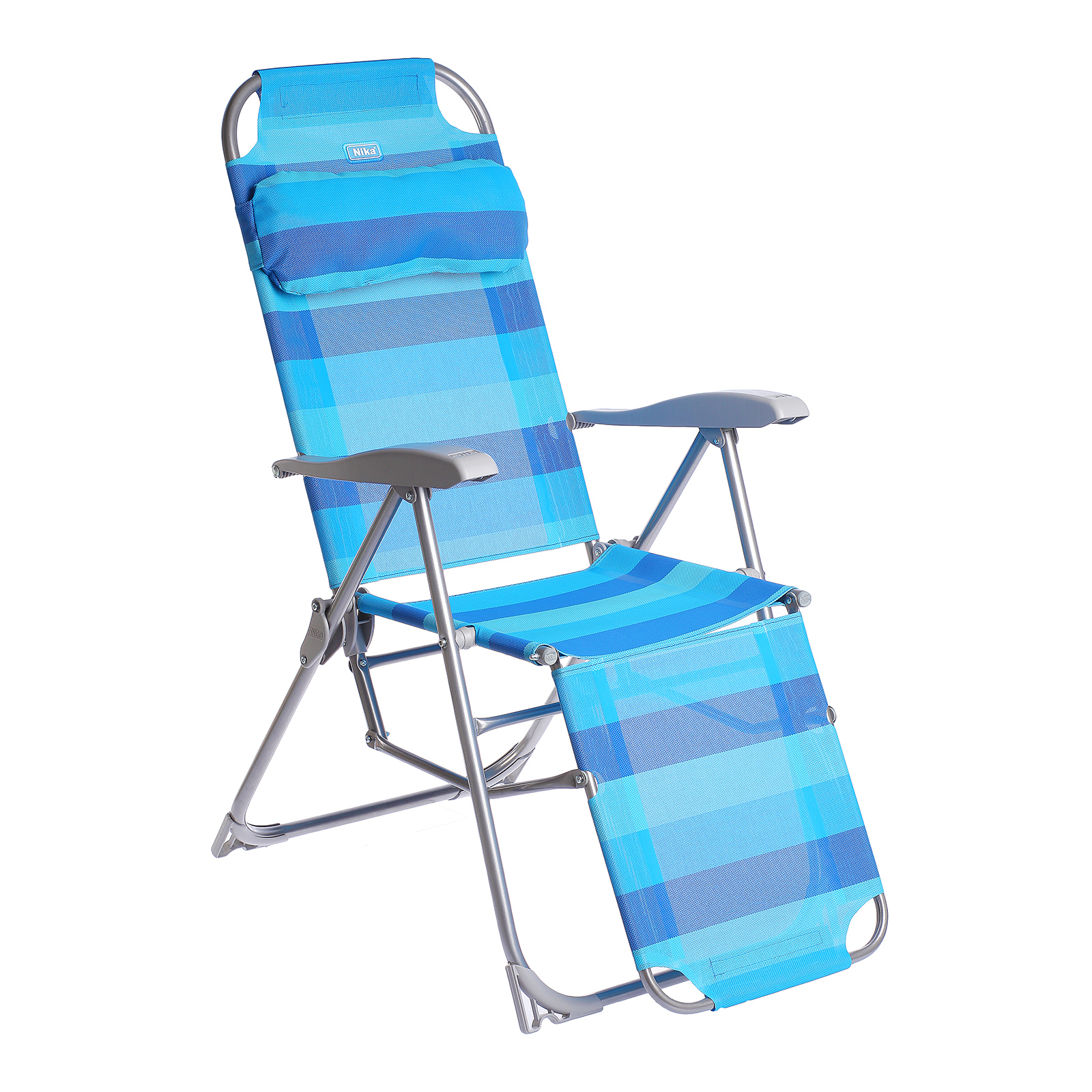 Кресло - шезлонг  цвет синий