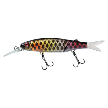 Воблер Tiny Magallon MR, 8.8см, 7.6г, black piraruku, нейтральный