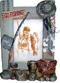 Фоторамка "Рыбалка" 22725, керамика