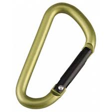 Брелок Карабин D-формы d 5*50мм (2шт)